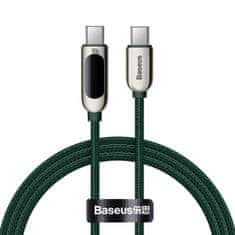 NEW Kabel USB-C do USB-C Baseus Display, Power Delivery, 100 W, 1 m (zelen)