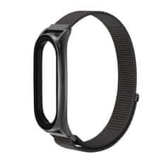 Miramarket Najlonski trak za Xiaomi Mi Smart Band 5/6/6 NFC Black