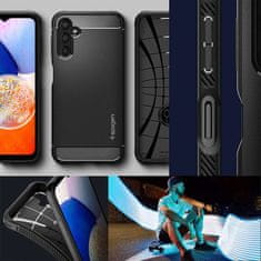 Spigen Spigen Rugged Armor zaščitno ohišje za telefon Samsung Galaxy A14 5G/ LTE Matte Black