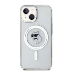 Karl Lagerfeld Karl Lagerfeld KLHMP15SHFCCNOT etui za iPhone 15 6,1" prozoren trdi ovitek IML Choupette MagSafe case