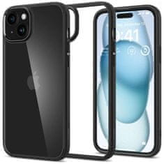 Spigen Spigen Ultra hibridni etui za iPhone 15 hrbtni etui Black Matte Black