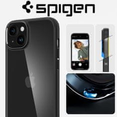 Spigen Spigen Ultra hibridni etui za iPhone 15 hrbtni etui Black Matte Black