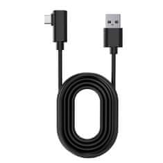 NEW Kabel za očala za navidezno resničnost Alogy USB na kabel USB Type-C 5 m za Oculus Link Quest 1 2 Black