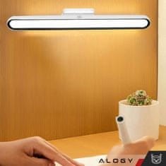 NEW Alogy Magnetna LED luč Magnetna svetloba LED pod omarico Alogy Magnetna LED luč pohištva stenska luč za garderobo kuhinjska soba Bela