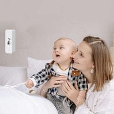 NEW Alogy WiFi pametni senzor temperature in vlage Tuya Smart Life Monitor termometer bele barve