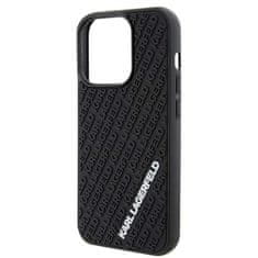 Karl Lagerfeld Karl Lagerfeld KLHCP15L3DMKRLK etui za iPhone 15 Pro 6,1" black/black hardcase 3D Rubber Multi Logo