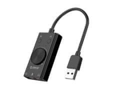 NEW Zunanja zvočna kartica Orico USB 2.0, 10 cm