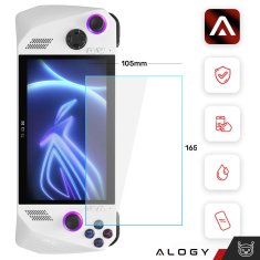 Miramarket 2x kaljeno steklo za zaslon konzole Asus ROG Ally Alogy Screen Protector Pro+ 9H