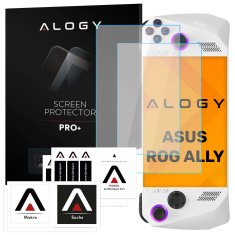 Miramarket 2x kaljeno steklo za zaslon konzole Asus ROG Ally Alogy Screen Protector Pro+ 9H