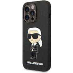 Karl Lagerfeld Karl Lagerfeld KLHMP14LSNIKBCK ovitek za iPhone 14 Pro 6,1" hardcase Silikon Ikonik Magsafe