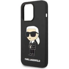 Karl Lagerfeld Karl Lagerfeld KLHMP14LSNIKBCK ovitek za iPhone 14 Pro 6,1" hardcase Silikon Ikonik Magsafe