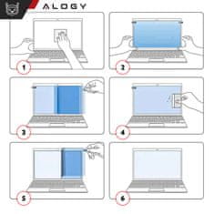 Miramarket Mat zaščitna folija za MacBook Pro 14 (2023-2021) Alogy Screen Protect Film z Anti Blue filtrom