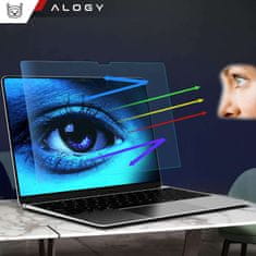 Miramarket Mat zaščitna folija za MacBook Pro 14 (2023-2021) Alogy Screen Protect Film z Anti Blue filtrom