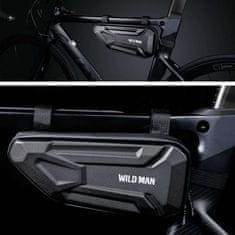 WILD MAN Wildman Hard Shell kolesarska torba XT4 Etui kolesarska torba motorno kolo pod okvirjem 1.5L Black