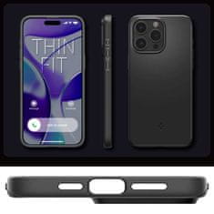 Spigen Spigen Tin Fit Case iPhone 15 Pro zaščitni zadnji ovitek Black