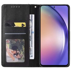 Miramarket Zaščitni ovitek z zaklopko usnjene denarnice Alogy Wallet Case ovitek za telefon za Samsung Galaxy A34 5G Black