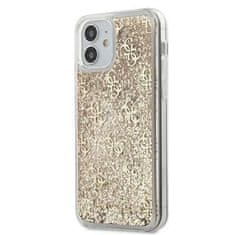 Guess Guess GUHCP12SLG4GSLG iPhone 12 mini 5,4" zlata/zlata trdi ovitek 4G Liquid Glitter