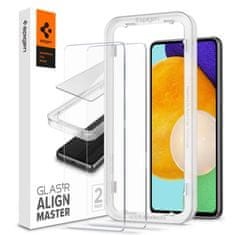 NEW 2x Spigen Alm Glas.tR kaljeno steklo za telefon za Samsung Galaxy A53 5G