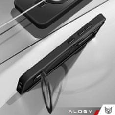 NEW Alogy Armoured Stand Ring Case ohišje za telefon MagSafe za Samsung Galaxy S23+ Plus matte Black