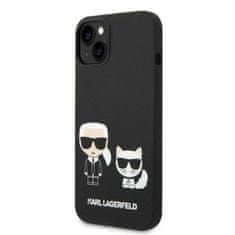 Karl Lagerfeld Karl Lagerfeld KLHMP14SSSKCK trdi ovitek za iPhone 14 6,1" tekoči silikon Karl &amp; Choupette Magsafe case