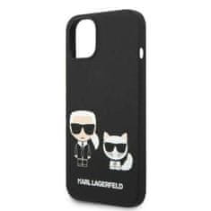 Karl Lagerfeld Karl Lagerfeld KLHMP14SSSKCK trdi ovitek za iPhone 14 6,1" tekoči silikon Karl &amp; Choupette Magsafe case