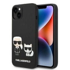 Karl Lagerfeld Karl Lagerfeld KLHMP14SSSKCK trdi ovitek za iPhone 14 6,1" tekoči silikon Karl &amp; Choupette Magsafe case