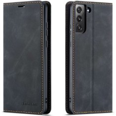 NEW Alogy usnjeno ohišje z denarnico in zaklopko za Samsung Galaxy S22 Plus Black