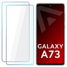 Miramarket 2x Alogy 9H kaljeno steklo za zaščito zaslona za Samsung Galaxy A73