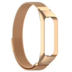 Miramarket Milanska zapestnica Alogy iz nerjavečega jekla za Samsung Galaxy Fit 2 SM-R220 Gold