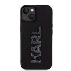 Karl Lagerfeld Originalni trdi ovitek KARL LAGERFELD KLHCP15M3DMBKCK za iPhone 15 PLUS (3D Logo Glitter / black)