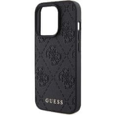 Guess Originalni trdi etui GUESS GUHCP15XP4EPMK za iPhone 15 PRO MAX (Quilted 4G Classic / black)