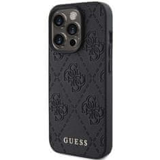 Guess Originalni trdi etui GUESS GUHCP15XP4EPMK za iPhone 15 PRO MAX (Quilted 4G Classic / black)