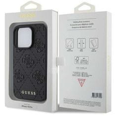 Guess Originalni trdi etui GUESS GUHCP15XP4EPMK za iPhone 15 PRO MAX (Quilted 4G Classic / black)