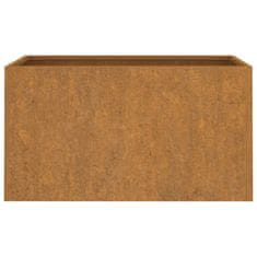 Vidaxl Cvetlično korito 62x40x39 cm corten jeklo