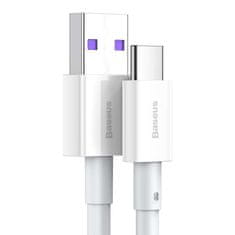 BASEUS 2 m Baseus Superior Series USB na USB-C tipa C 66W kabel Bela