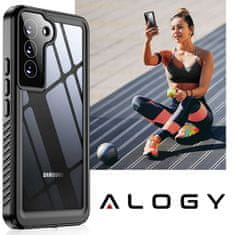 Miramarket Vodotesen etui za Samsung Galaxy S22 360 Alogy Armor IP68 z vrvico Black