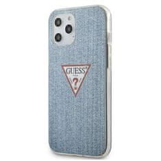 Guess Guess GUHCP12LPCUJULLB iPhone 12 Pro Max 6,7" modra/svetlo modra trda torbica Jeans Collection