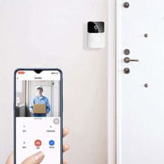 Miramarket Brezžično daljinsko zvonjenje Smart Video Doorbell HD 800mah