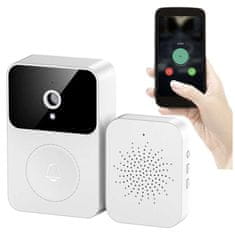 Miramarket Brezžično daljinsko zvonjenje Smart Video Doorbell HD 800mah