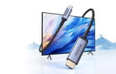 NEW Baseus adapter USB-C na HDMI visoke ločljivosti 1,5 m (črn)