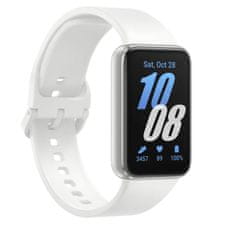 Samsung Galaxy Fit3 pametna zapestnica, srebrna + pašček, oranžen (SM-R390NZSAEUE)