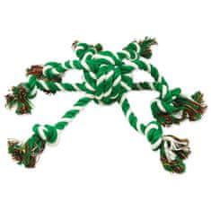 Dog Fantasy Pes Fantazijska igrača hobotnica za vlečenje vrvi zelene in bele barve 7/45cm