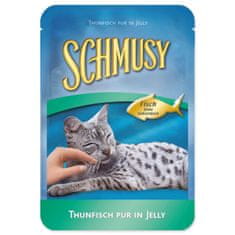 Schmusy Kapsula Nature Adult tuna v želeju 100g