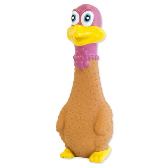 Dog Fantasy Igrača pes Fantazija Latex kokoš Quacking Mix 19cm