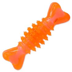 Dog Fantasy Igrača pes Fantasy kost valjček guma oranžna 12cm