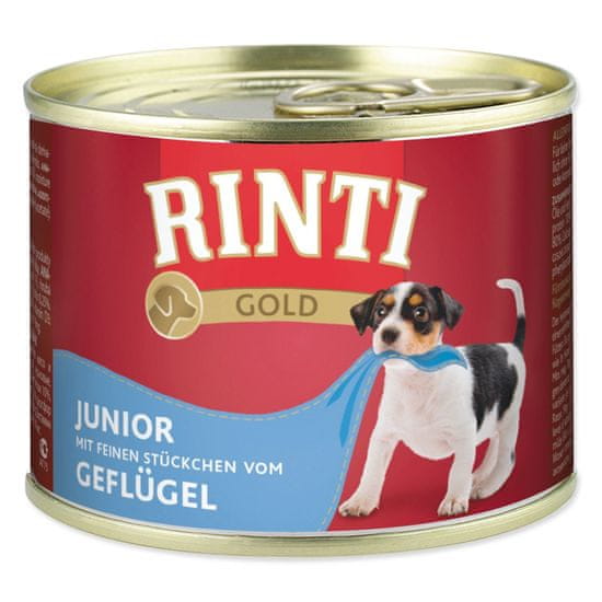 RINTI Gold Junior perutnina v konzervi 185g