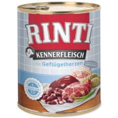 RINTI Konzervirana hrana Kennerfleisch Adult perutninsko srce 800g