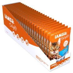 IAMS Kapsula Delights Adult tuna in sled v želeju 85g