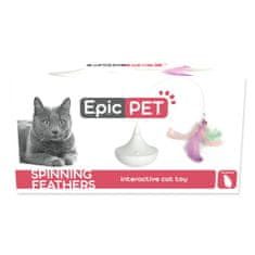 EPIC PET Igrača interaktivna vrteča se bela 8cm