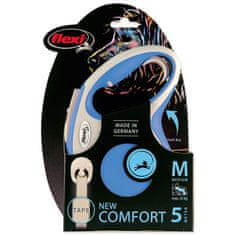 Flexi Povodec New Comfort trak M modri 5m